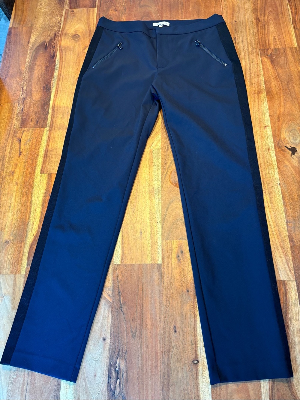 Rebecca Taylor Navy Tuxedo Pants - Size 8